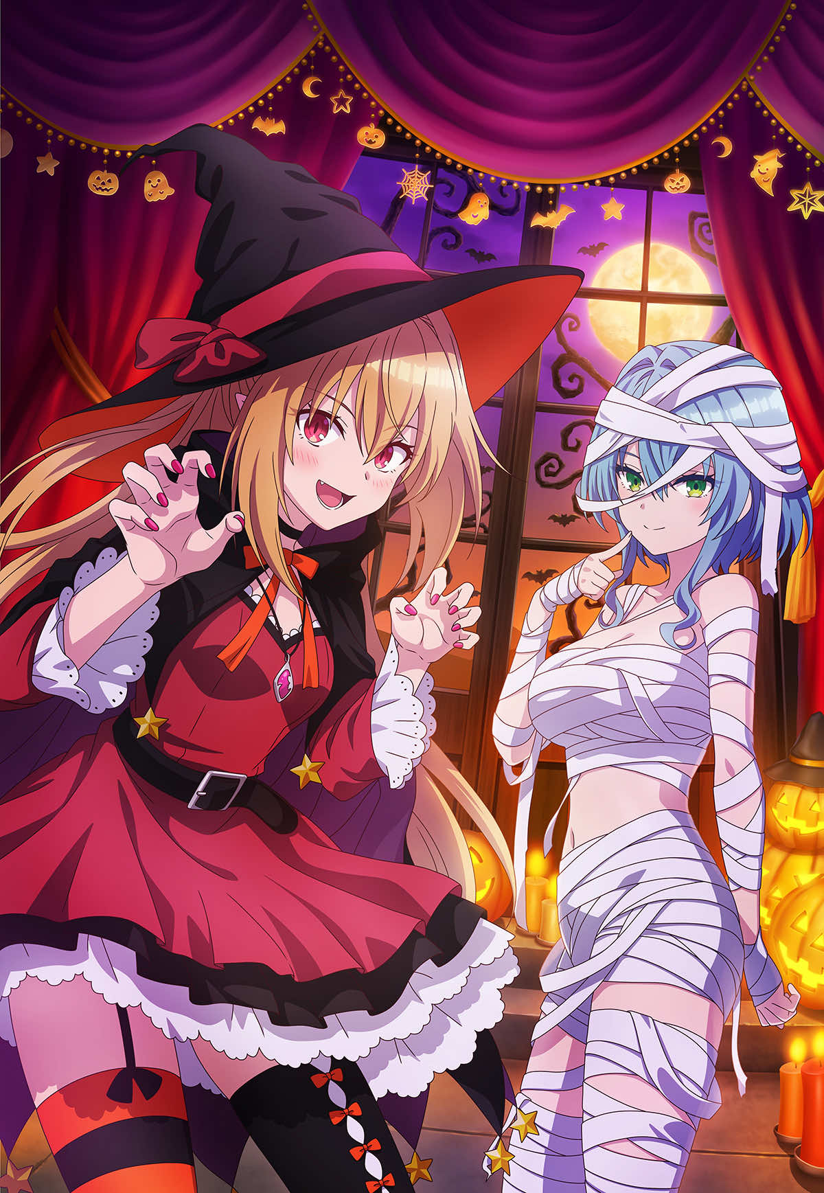 ハロウィンを楽しむコマリ＆ヴィル